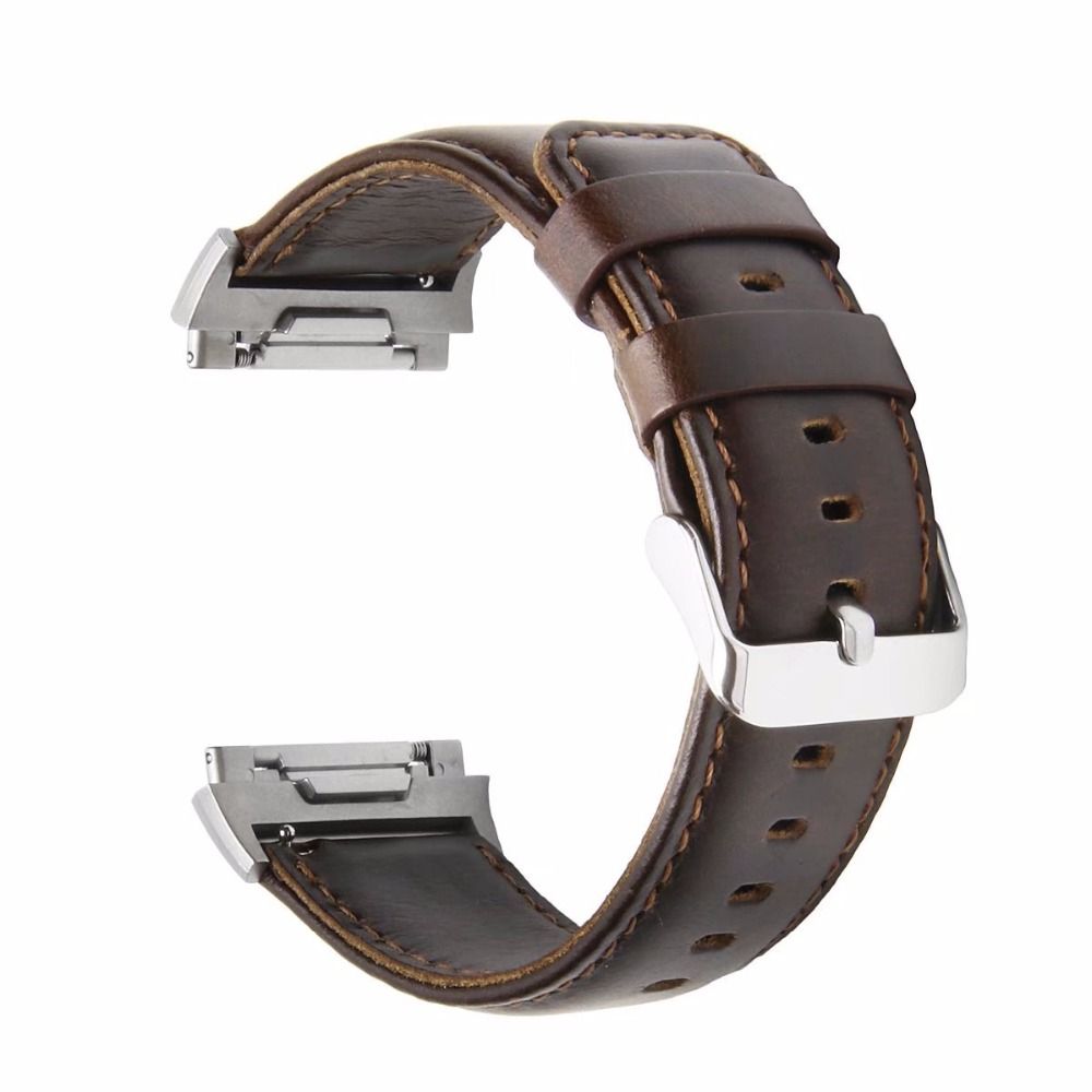 Top Quality Watch Band Strap For Fitbit Ionic Smartwatch Replacement Wristband Leather Genuine Watchband For Fitbit Ionic Strap