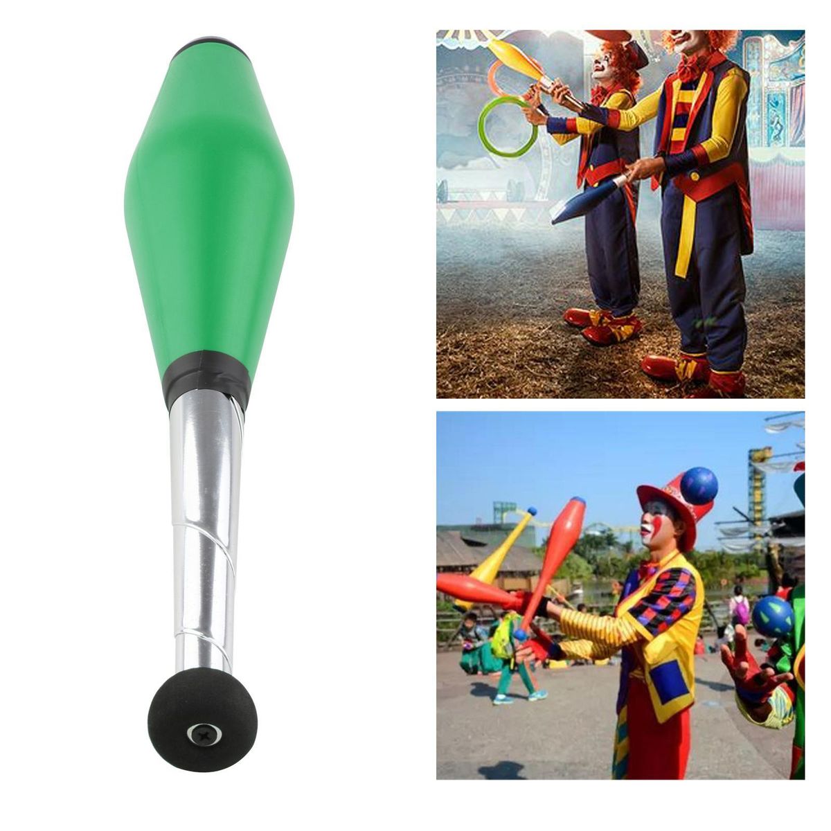2 Pieces Juggling Clubs Sticks Pins Comedy Playing Toy