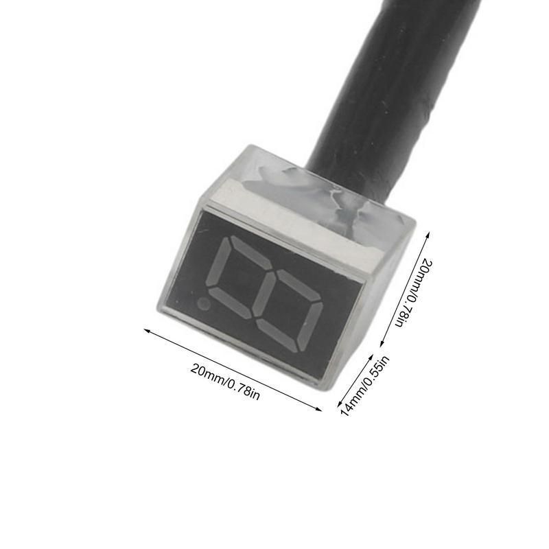 Led Universal Digital 5 Gear Indicator Motorcycle Digital Display Speedometer Display Shift Lever Sensors Motocross Accessories