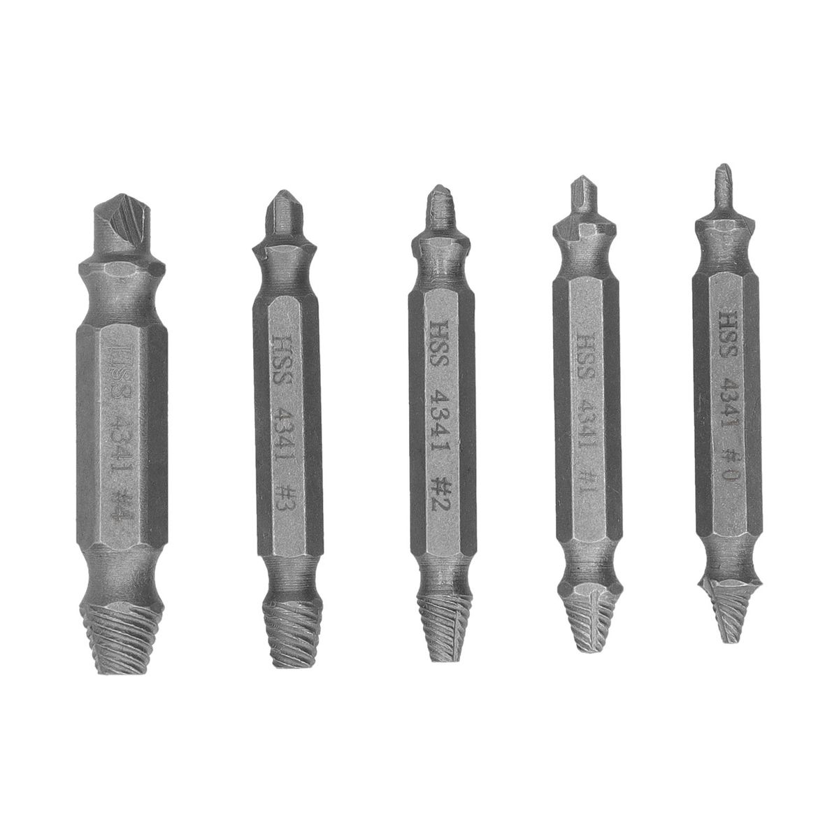 5Pcs Headless Screw Remover Double Heads Metal Bolt