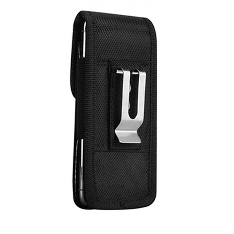Universal Phone Bag Mobile Phone Pouch Belt Clip Waist Bag For Iphone 13 12 Pro Max Samsung S22 S9 Xiaomi Men Hunting Waist Pack 5.2-5.5 Metal Hook