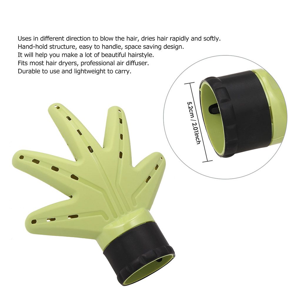Hair Dryer Diffuser Hand Shape Plastic Professional