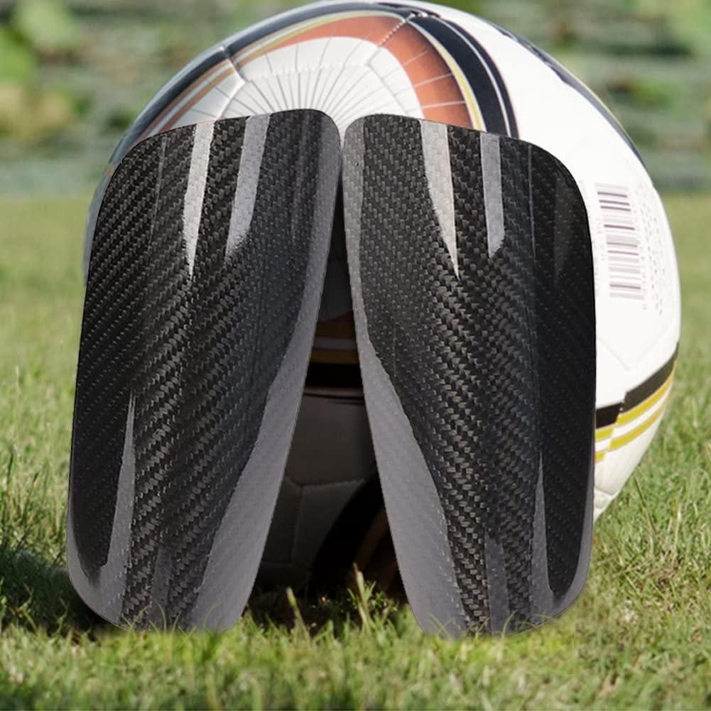 Carbon Fiber Soccer Shin Guards with Carry Case Breathable
