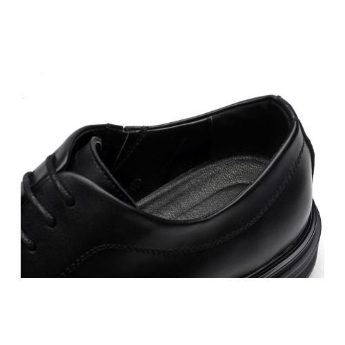 Mens Plus Size Formal Leather Dress Shoes - Black