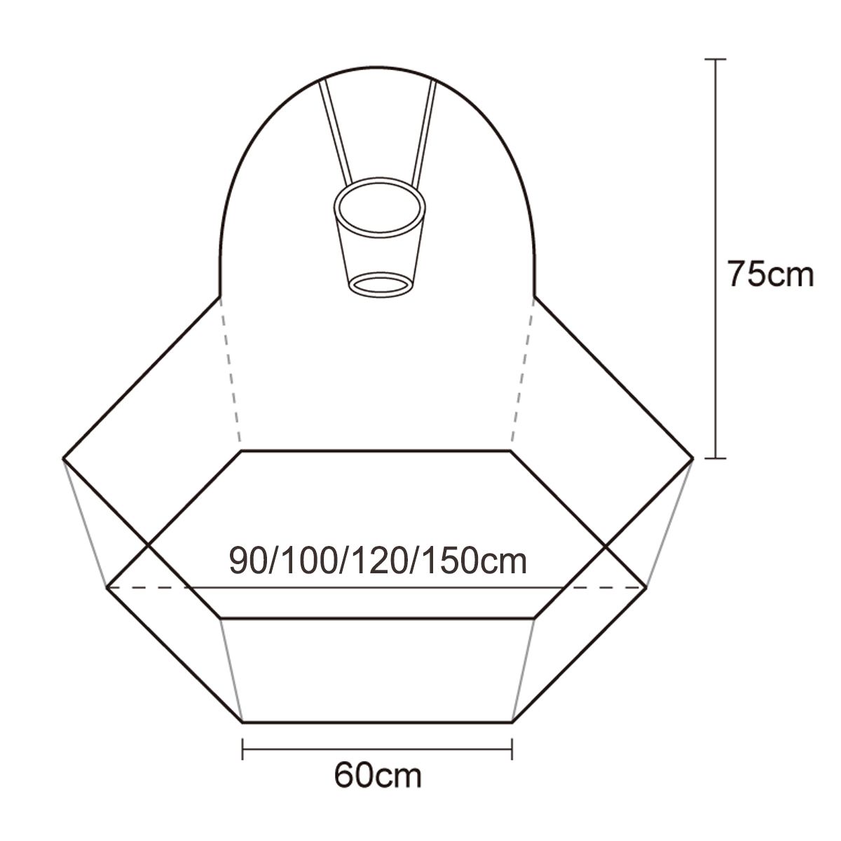 Foldable Basketball Pool Baby Game Tent Ball Pool Play Mat Pool 150cm