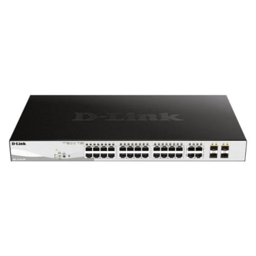 D-link Gigabit Smart Managed Poe Switch With 4 Port Sfp-Dgs-1210- 28p -24Ports