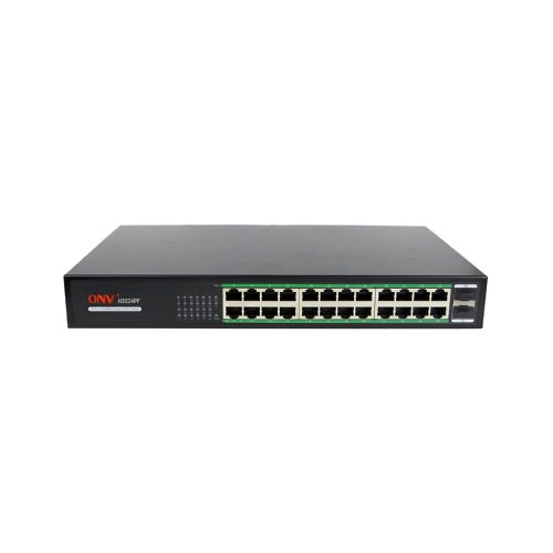24 Port Poe Switch -  Onv-h3024pf -  Full Gigabit 10/100/1000mbps