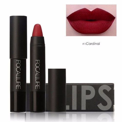 Matte Chunky Lip Pencil Lipstick Shade 1 - Cardinal