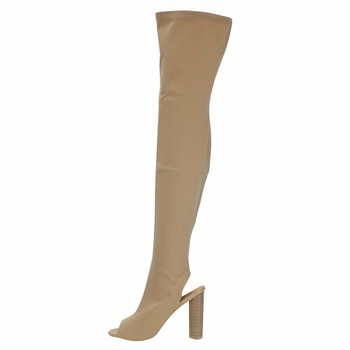Over The Knee Thigh High Fabric High Heel Boots