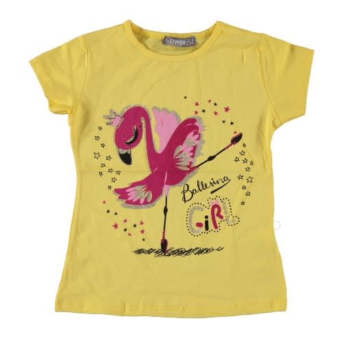 Ballerina Girl T-shirt - Yellow