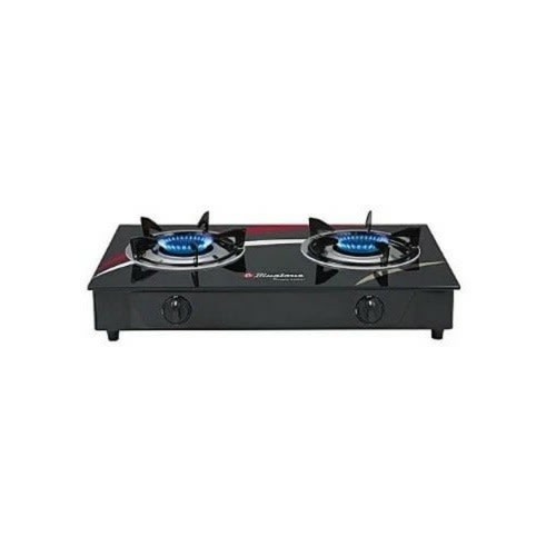 2 Burner Glass Table Top Gas Cooker Ggc-002