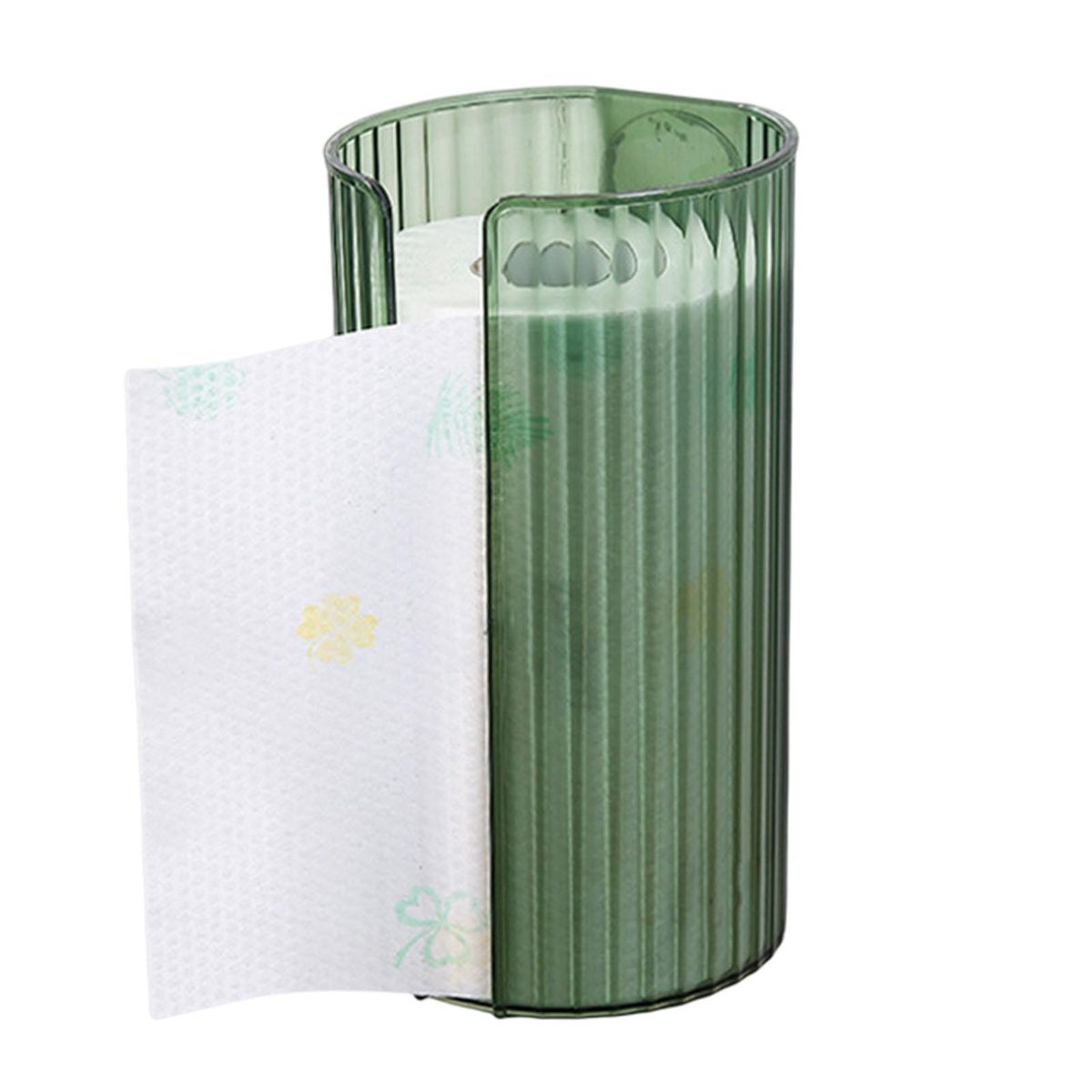Kitchen Roll Holder Paper Towel Roll Box Container Organizer Green