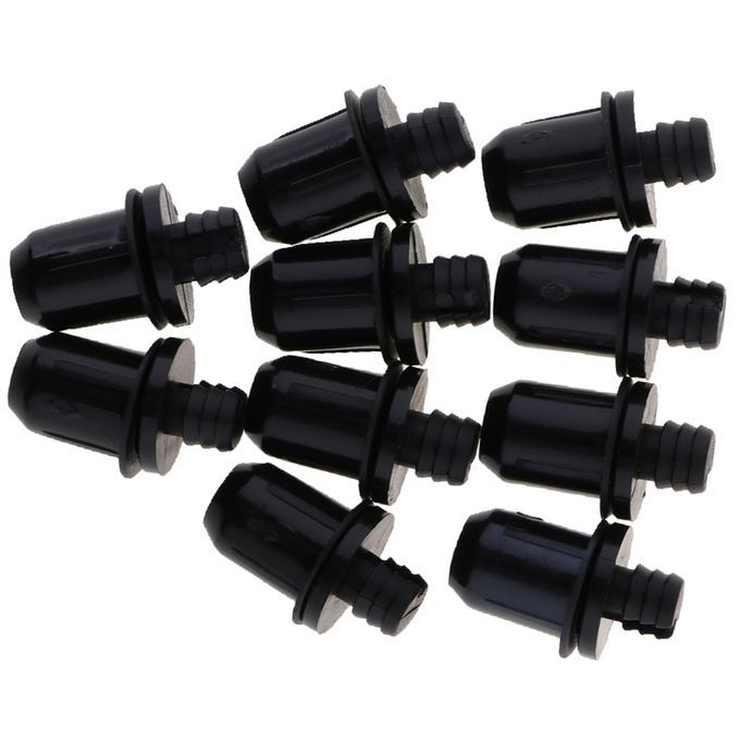 10Piece Black Plastic Push Rivet Trim Panel Fastener Clips Sets 039