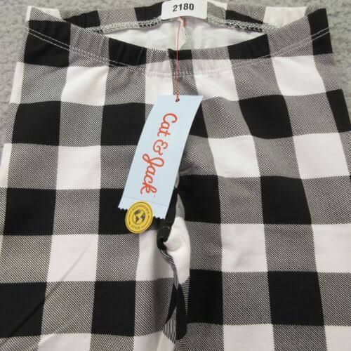 Cream Buffalo Checkered Leggings