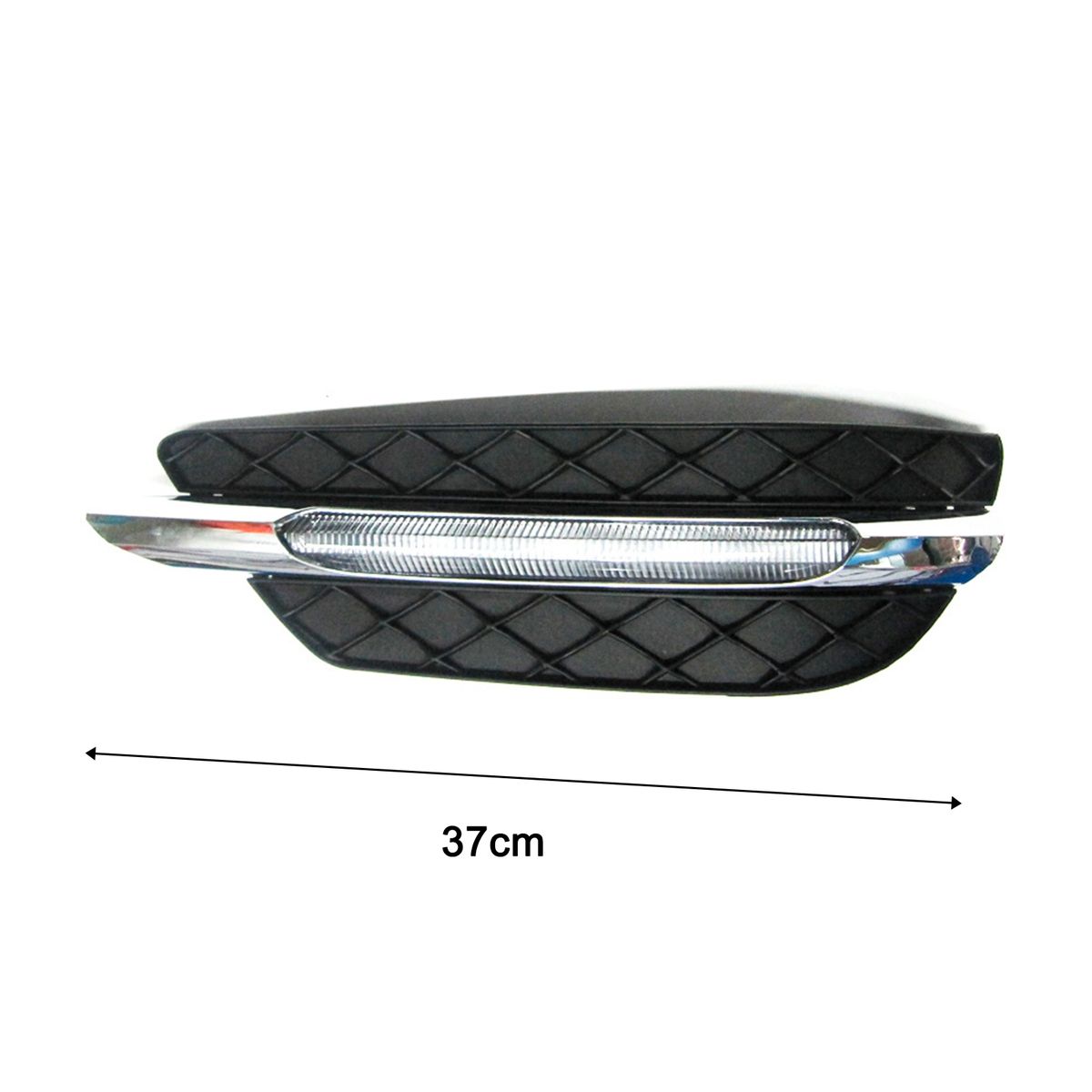 2Pcs Daytime Running Light Super Bright Waterproof-Black