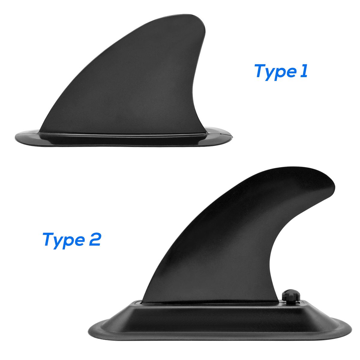 Detachable Side Fin With Base For Long Board Surfboard