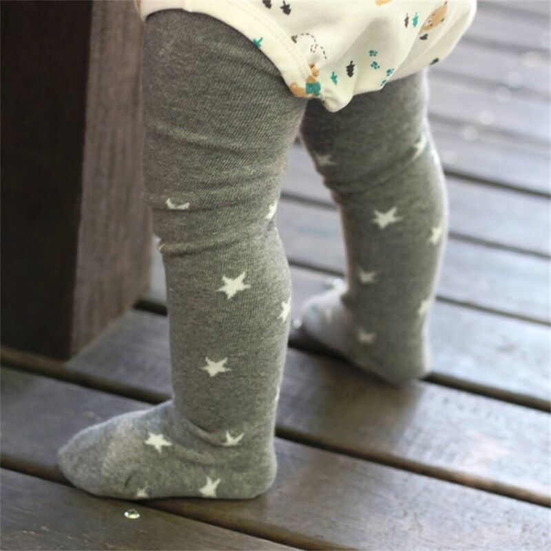 Citgeett Girl Tights Baby Plain Cotton Babies Newborn Toddler 1-6years Leggings