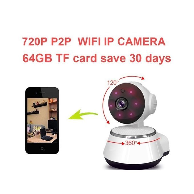 V380 Phone APP HD 720P Mini IP Camera Wifi Camera Wireless P2P Security Camera Night Vision IR Robot Baby Monitor