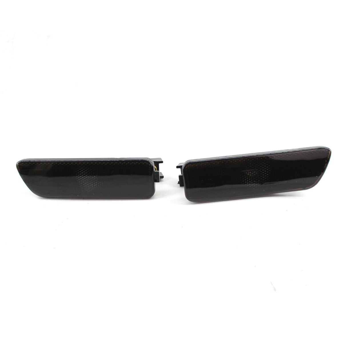 2Pcs Side Marker Light Housing Wear Resistant-Black
