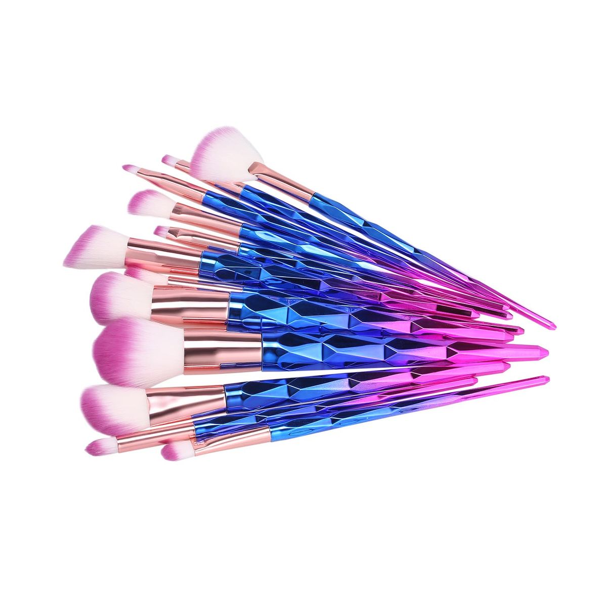 12pcs/set Makeup Brushes Set Diamond Handle Foundation