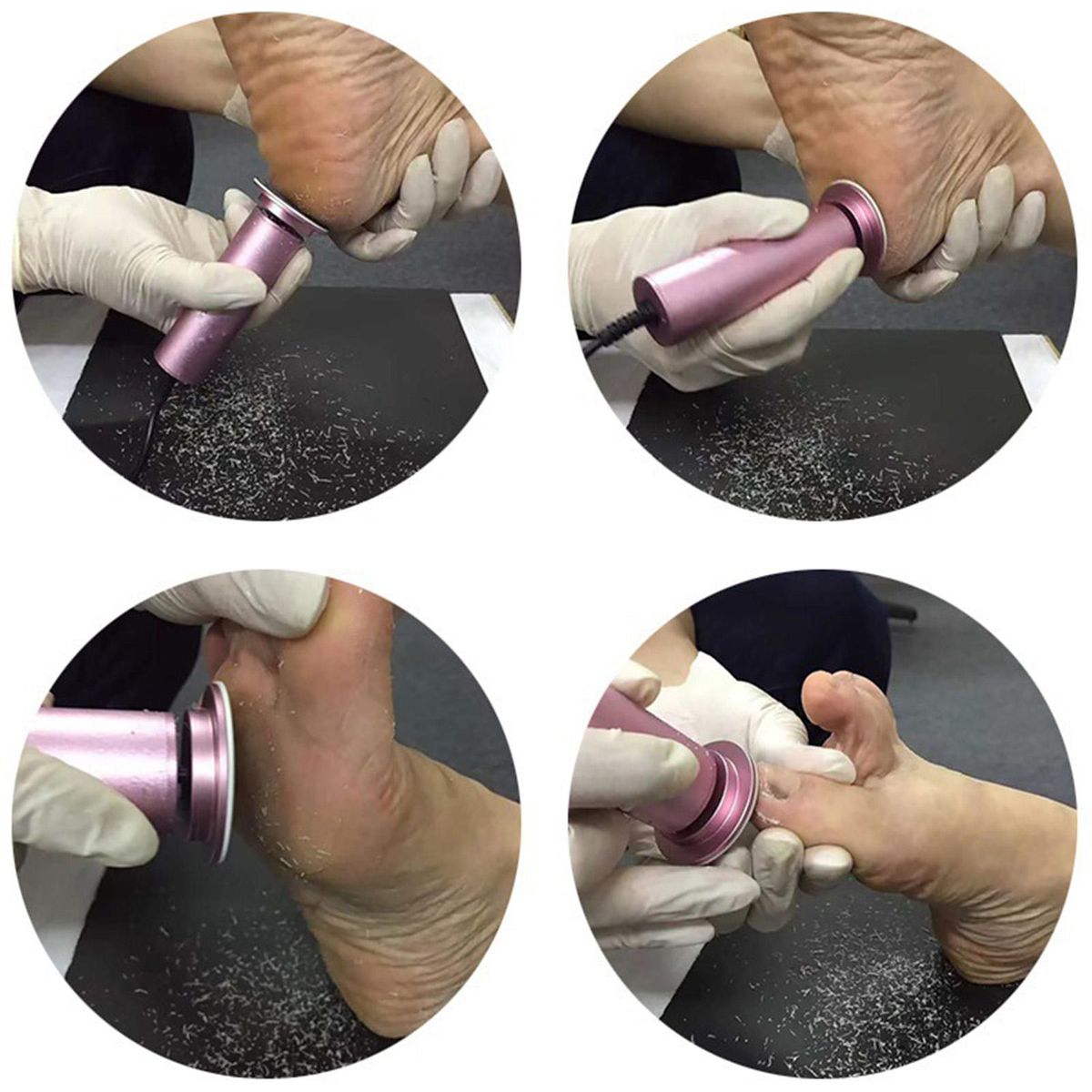 100pcs Foot Grinder Sandpapers Pedicure Sanding Disc Pad Coarse Fine Sandpaper For Cracked Heels Hard Dead Skin Callous Remover Foot Care Tool