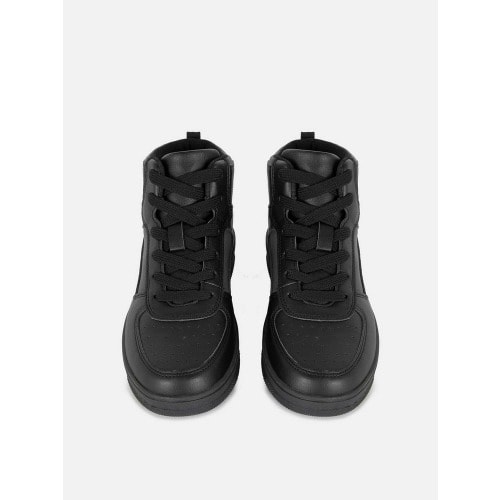 Boys Lace-up School Shoe - Black