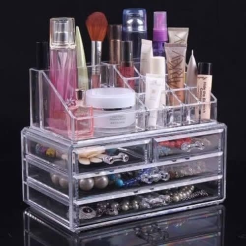 Stackable Cosmetic Box Organizer