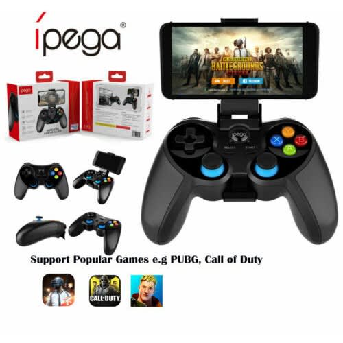 Wireless Gamepad With Smartphone Holder