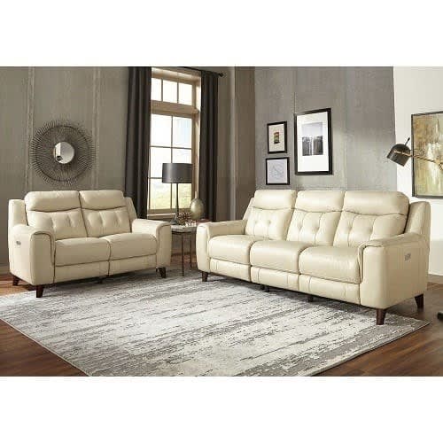 Campania Top Grain Leather Power Reclining Sofas
