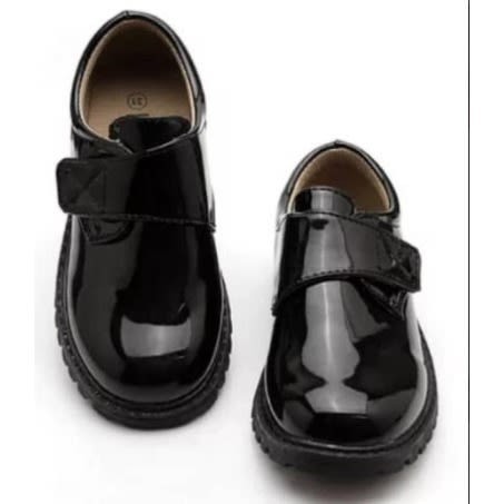 Boy's Glossy Shoes - Black