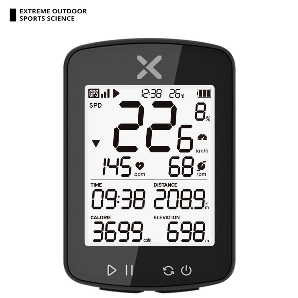 Bike Computer Wireless GPS Cycling Speedometer Roadbike MTB