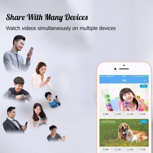 Portable HD Mini WIFI IP Camera Built-in Battery CCTV Camera