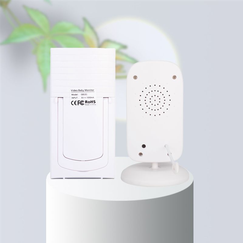 Wireless Baby Monitor Two-Way Audio Monitor Walkie Phone Alarm With Night Light Music Kids Babysitt