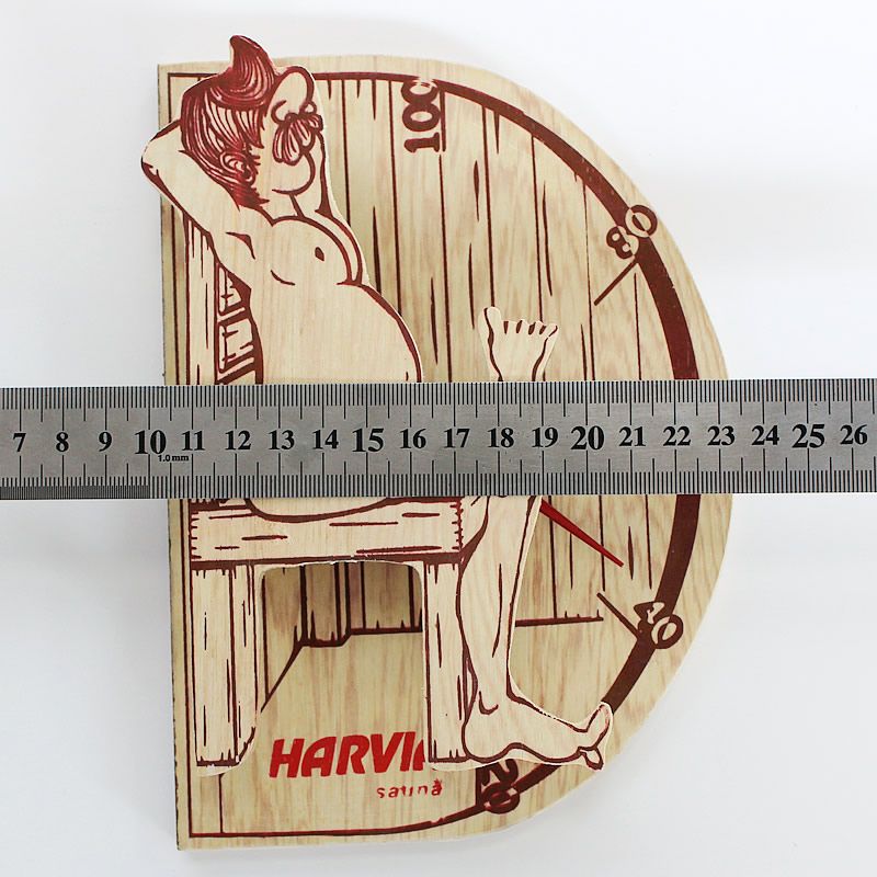 Hygrometer Sauna Wooden-Case Steam Outdoor-Used Wood Indoor Bath