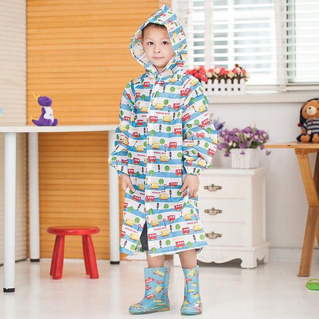 Student backpacks and children's raincoats