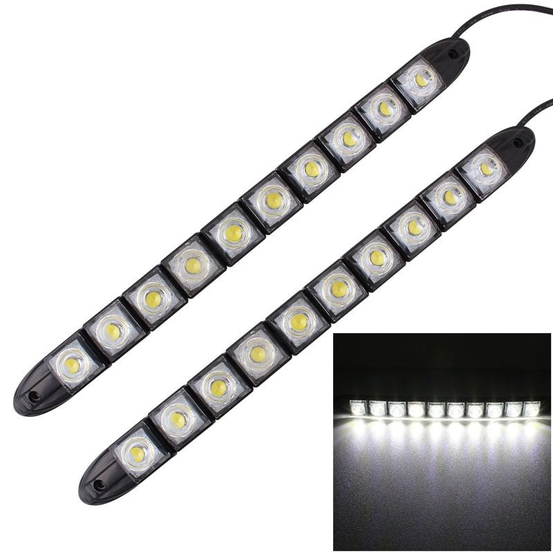 2 PCS 5W Flexible Snake LED Car Daytime Running Lights