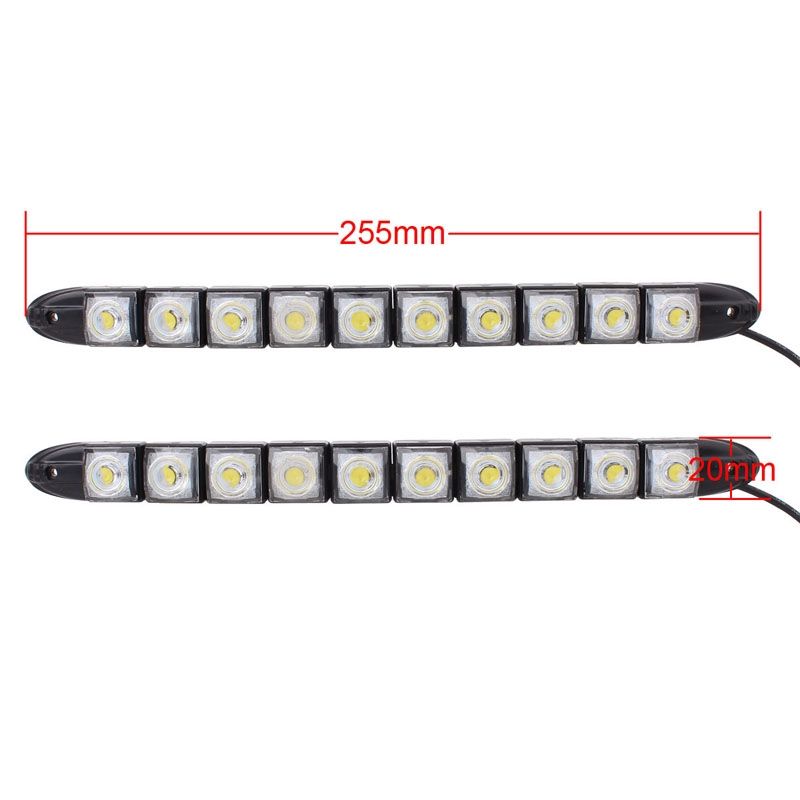 2 PCS 5W Flexible Snake LED Car Daytime Running Lights