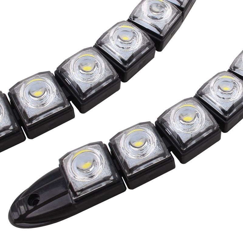 2 PCS 5W Flexible Snake LED Car Daytime Running Lights
