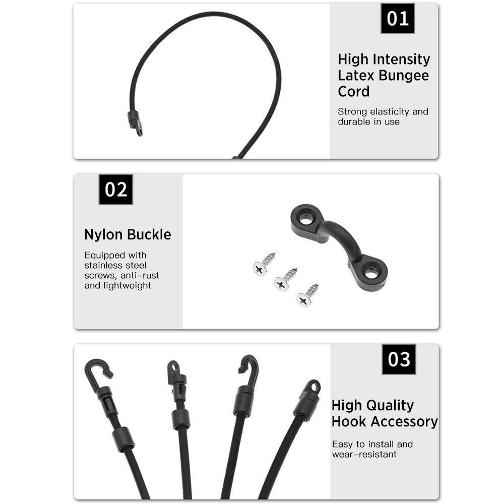 Kayak Paddle Keeper Kayak Bungee Paddle Holder Kit Kayak