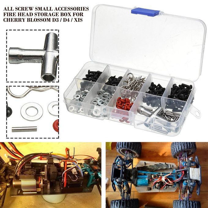 270p S Flat Head S Rews + N3/4 Flat Washer With  Agon Wren H Box Tool Kit-Multicolor
