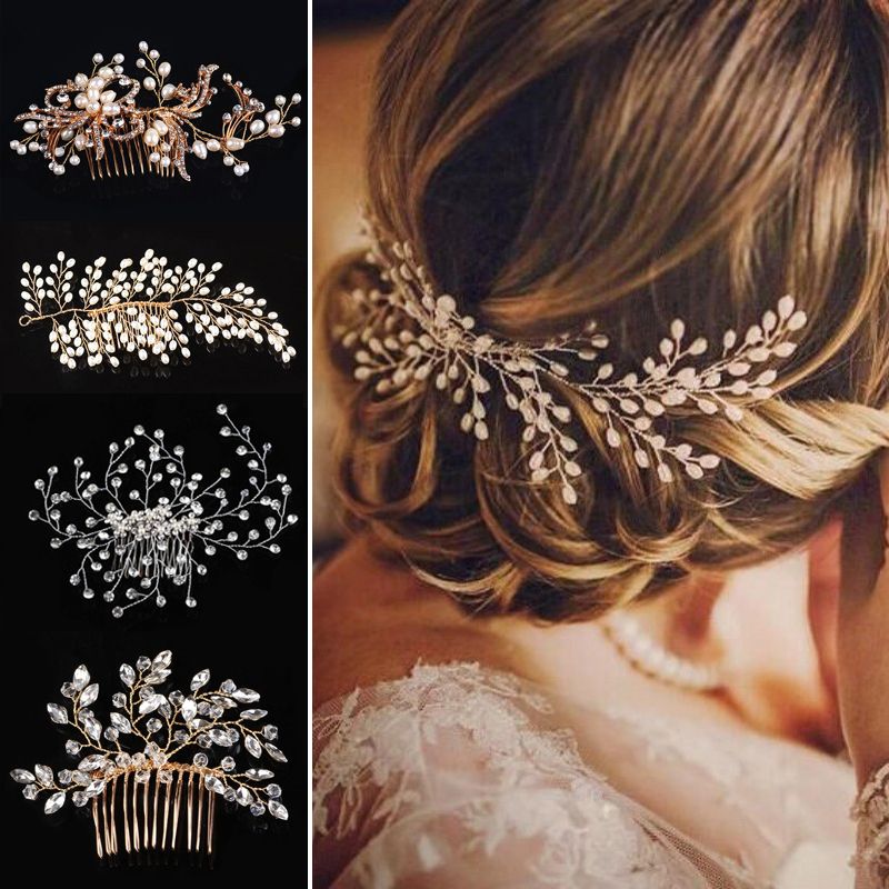 Western Wedding Headdress For Bride Handmade Wedding Crown