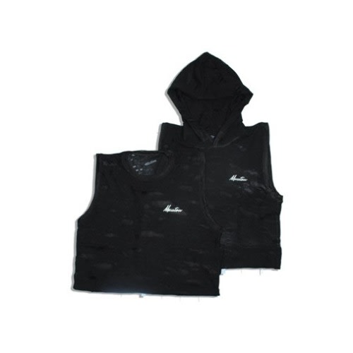 Mens 2in1 Rinet Workout Sleeveless Hoodie And Shirt