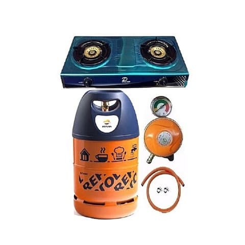 Universal Universal 12.5kg Gas Cylinder With Metered Regulator, Hose & Clips -