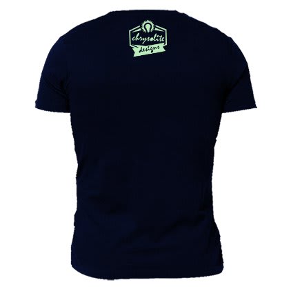 Dab It Print T-Shirt - Navy Blue