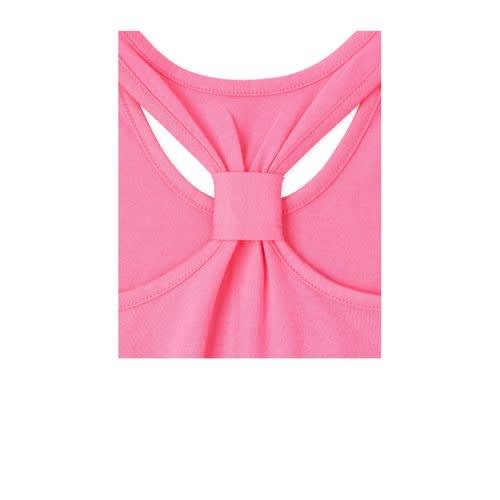 Girls Glitters Unicorn/Butterfly Cut Out Tank Top - Blue/Pink - 2 In 1
