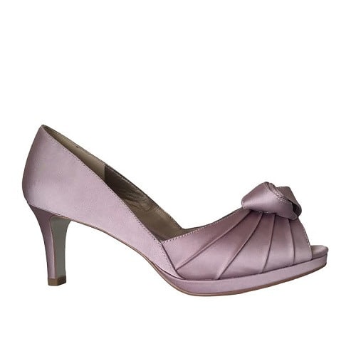 Twist Trim Pleat Bow Shoe
