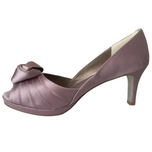 Twist Trim Pleat Bow Shoe