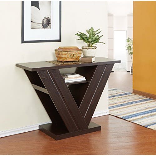 Vick Console Table - Chocolate