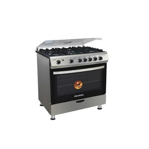 5 Burner Gas Cooker - 80 X 60cm -  Pv-fs80g5gb
