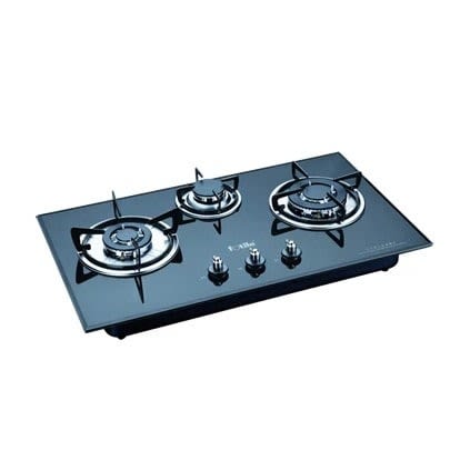 Tempered Glass Built In 3 Burner Gas Cooker Rc-60e